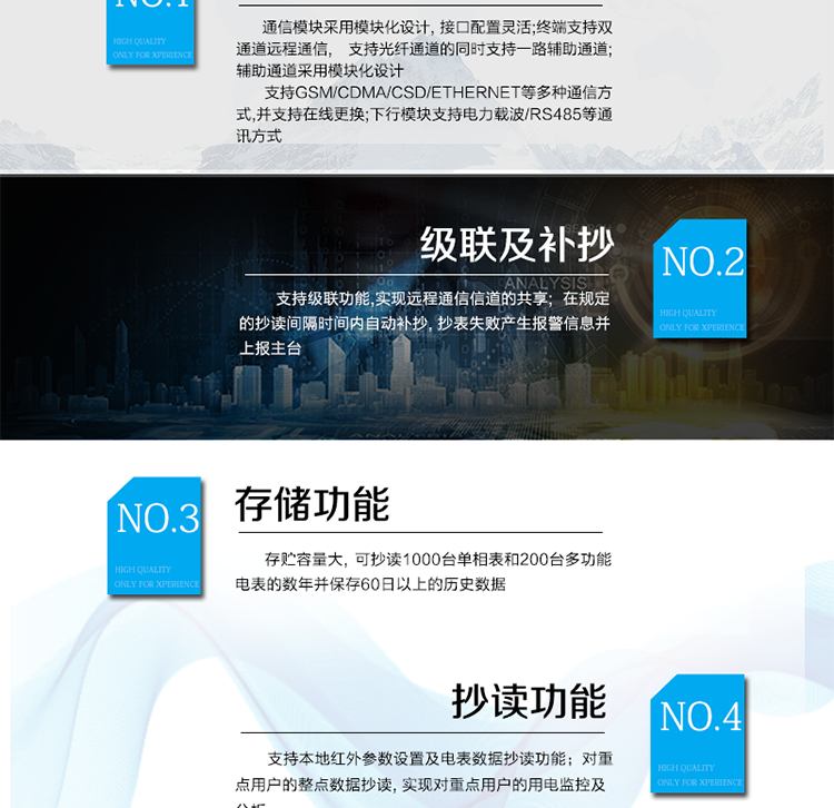 智能載波抄表集中器
&nbsp;&nbsp;&nbsp;&nbsp;&nbsp;&nbsp; 智能載波抄表集中器是完全符合《電力用戶用電信息采集系統功能規范》等國網標準，是低壓電力線集中抄表的主要設備。