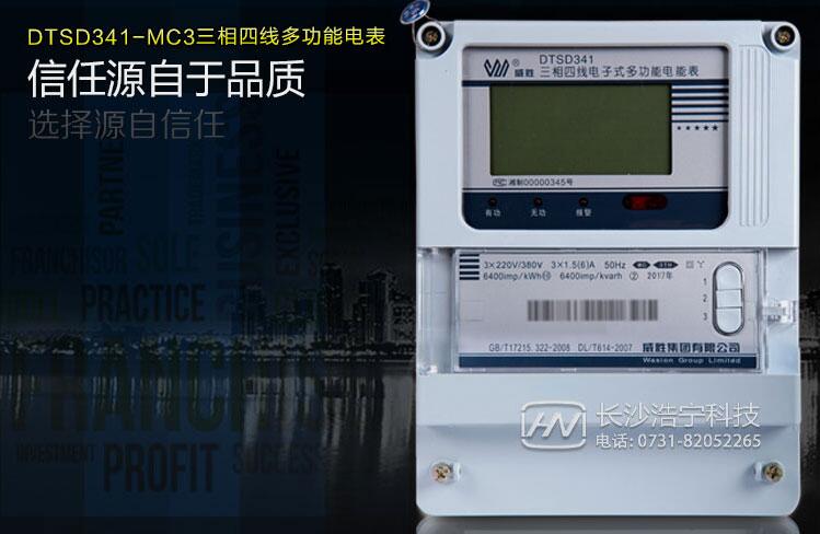 長(zhǎng)沙威勝電表DTSD341-MC3說明書